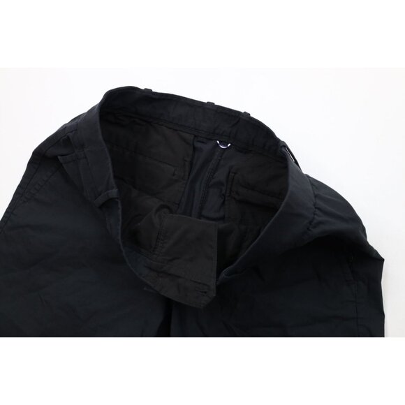 Kit & Ace Mens Size 32 Faded Flat Front Above Knee Tech Chino Shorts Black - Picture 7 of 12